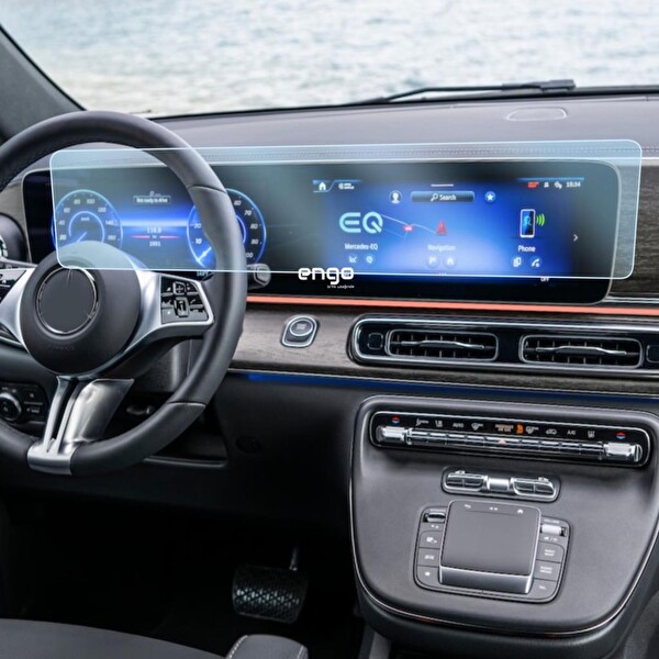 Engo Mercedes EQV 12.3 inç Ekran Koruyucu Multimedya Gösterge
