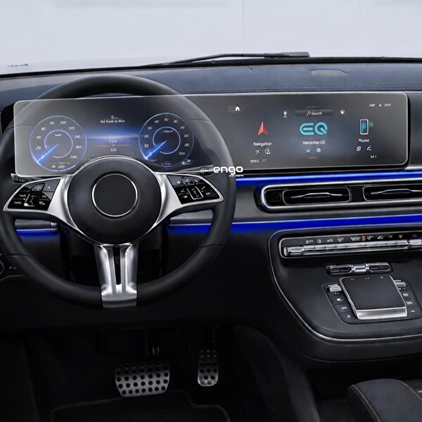 Engo Mercedes EQV 12.3 inç Mat Ekran Koruyucu Multimedya Gösterge