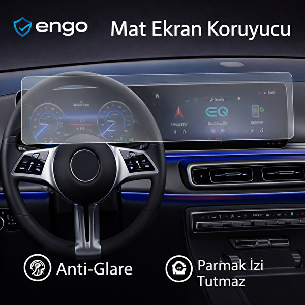 Engo Mercedes EQV 12.3 inç Mat Ekran Koruyucu Multimedya Gösterge