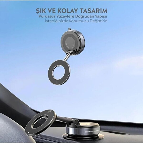 ZHL Tools 0694 Vakumlu Manyetik Araç İçi Telefon Tutucu