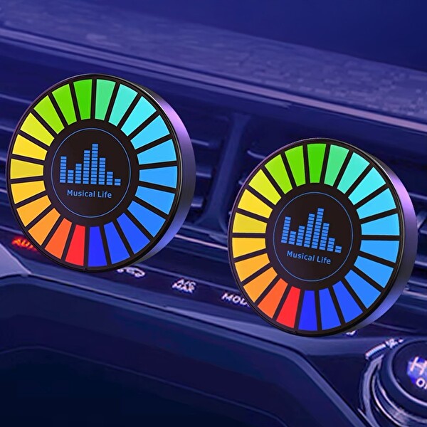 Upway Sese Duyarlı Şarjlı Animasyonlu Ritim Lambası