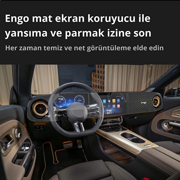 Mercedes CLA Mat Ekran Koruyucu CLA 220 CLA 350 4 Parça Set