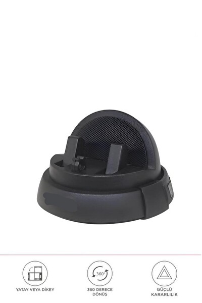 Başkenttekno 059 360 Derece Dönebilen Numaratörlü Güçlü Araç İçi Telefon Tutucu