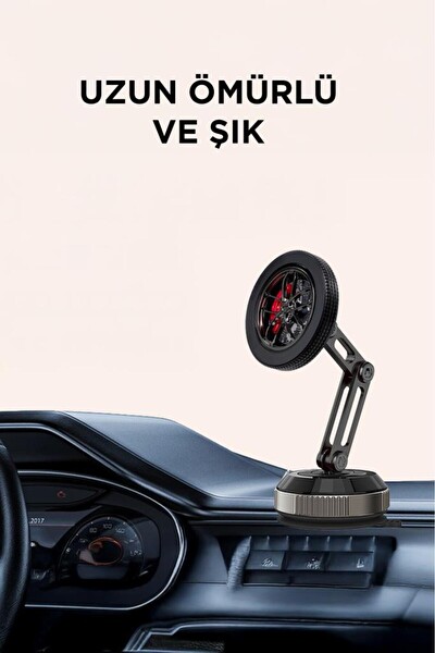 Başkenttekno 60 Sarsılmaz Manyetik 360 Derece Ayarlanabilir Araç İçi Telefon Tutucu