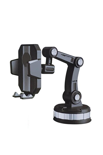 Başkenttekno 28 Siyah 360 Derece Dönen Araç İçi Ve Masa Üstü Telefon Tutucusu
