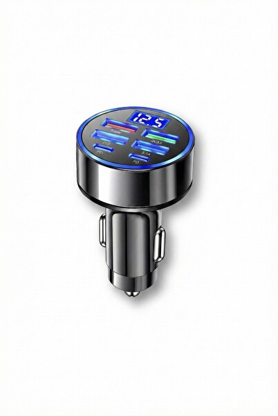 Başkenttekno G19 Süper Hızlı 66W 6 Girişli 2 Type-C - 4 Usb Girişli Araç Şarj Başlığı