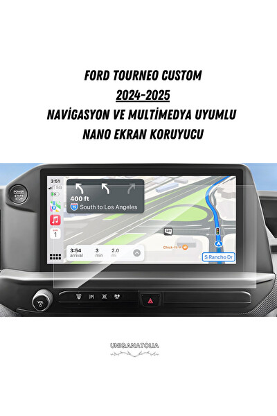 Uniqanatolia Ford Tourneo Custom 2024-2025 Navigasyon ve Multimedya Uyumlu Nano Ekran Koruyucu