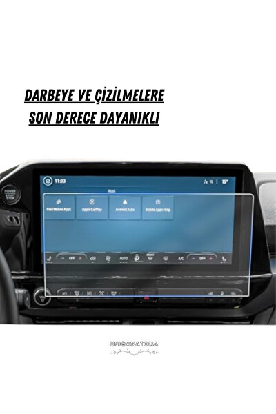 Uniqanatolia Ford Tourneo Custom 2024-2025 Navigasyon ve Multimedya Uyumlu Nano Ekran Koruyucu