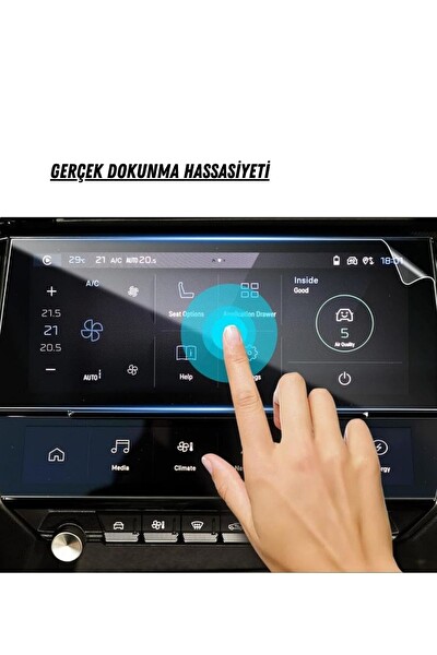 Uniqanatolia Peugeot 408 Gt Line Navigasyon Ve Bilgi Ekran Uyumlu Nano Ekran Koruyucu