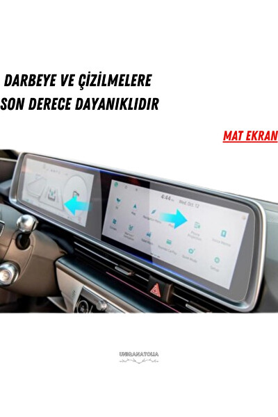 Uniqanatolia Hyundai Ioniq 6 2025 Navigasyon ve Multimedya Uyumlu Mat Ekran Koruyucu