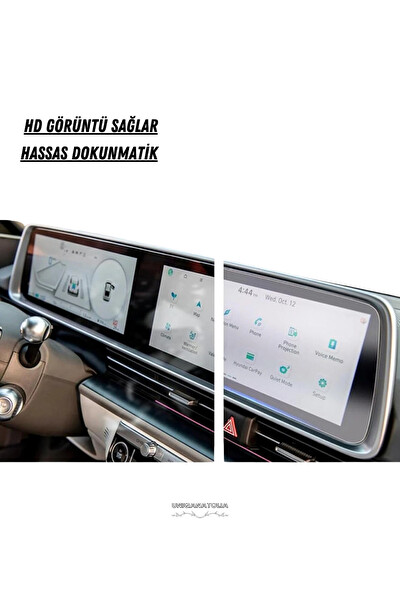 Uniqanatolia Hyundai Ioniq 6 Gösterge Panel ve Bilgi Ekran Uyumlu Nano Ekran Koruyucu