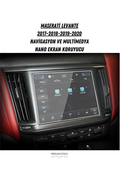 Uniqanatolia Maserati Levante 2017-2020 Navigasyon ve Multimedya Uyumlu Nano Ekran Koruyucu