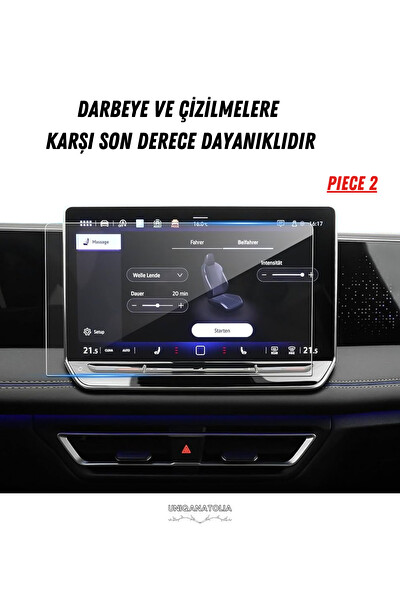 Uniqanatolia Volkswagen Tiguen R Line 2025 Hayalet Gösterge ve Multimedya Uyumlu Nano Ekran Koruyucu
