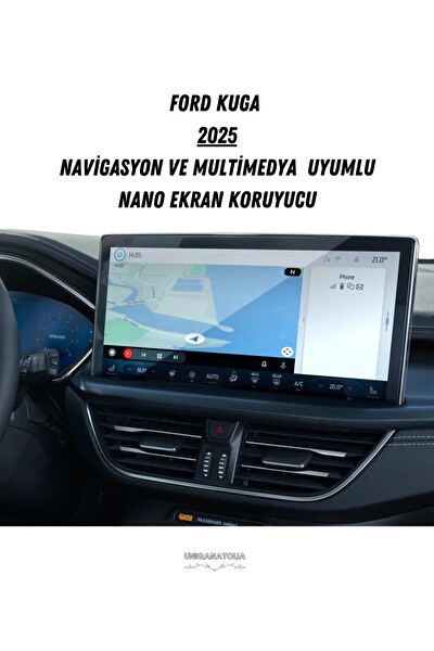 Uniqanatolia Ford Kuga 2025 Navigasyon ve Multimedya Uyumlu Nano Ekran Koruyucu