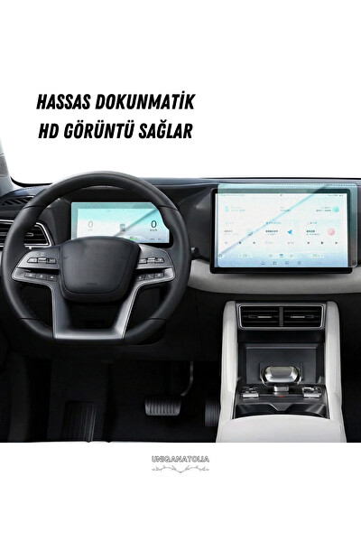Uniqanatolia BYD ATTO 2 Hayalet Gösterge ve Multimedya Uyumlu Nano Ekran Koruyucu