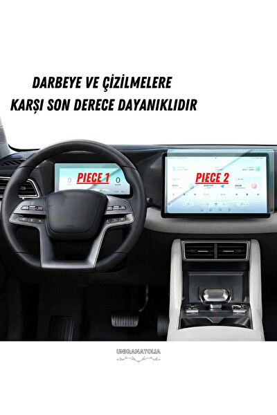 Uniqanatolia BYD ATTO 2 Hayalet Gösterge ve Multimedya Uyumlu Nano Ekran Koruyucu