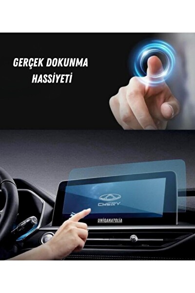 Uniqanatolia Chery Tiggo8 Pro 2023 Navigasyon ve Digital Gösterge Panel Uyumlu Nano Ekran Koruyucu