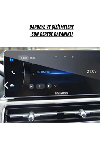 Uniqanatolia Chery Tiggo8 Pro 2023 Navigasyon ve Digital Gösterge Panel Uyumlu Nano Ekran Koruyucu