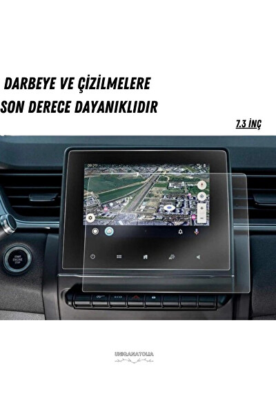 Uniqanatolia Renault Clio Evolution 2025 Navigasyon ve Multimedya Uyumlu Nano Ekran Koruyucu