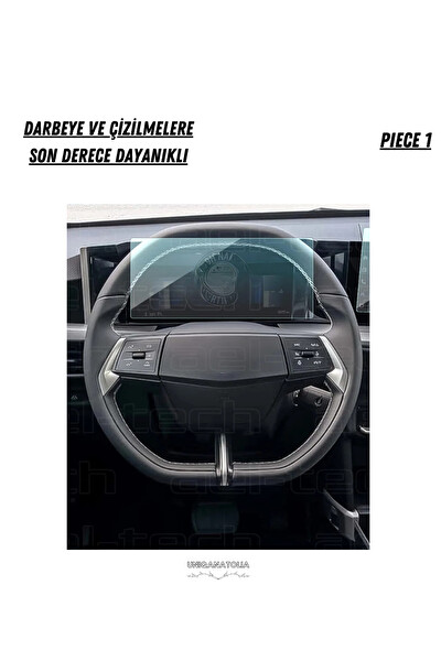 Uniqanatolia Opel Yeni Frontera 2025 Dijital Gösterge ve Multimedya Uyumlu Set Nano Ekran Koruyucu