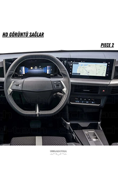 Uniqanatolia Opel Yeni Frontera 2025 Dijital Gösterge ve Multimedya Uyumlu Set Nano Ekran Koruyucu