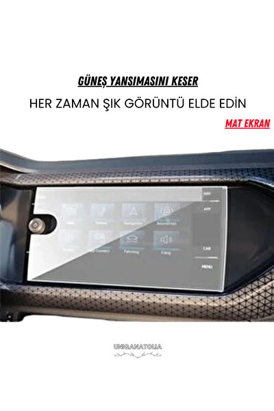 Uniqanatolia Polo Tek Tuş 2024 Navigasyon ve Multimedya Mat Ekran Koruyucu