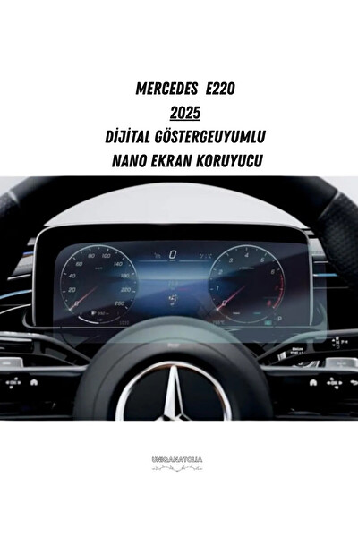 Uniqanatolia Mercedes E220 2025 Hayalet Gösterge Uyumlu Nano Ekran Koruyucu