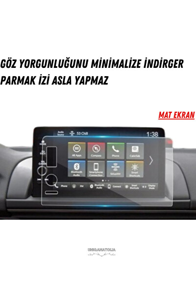 Uniqanatolia Honda Civic Elegance 2025 Navigasyon ve Multimedya Uyumlu Mat Ekran Koruyucu
