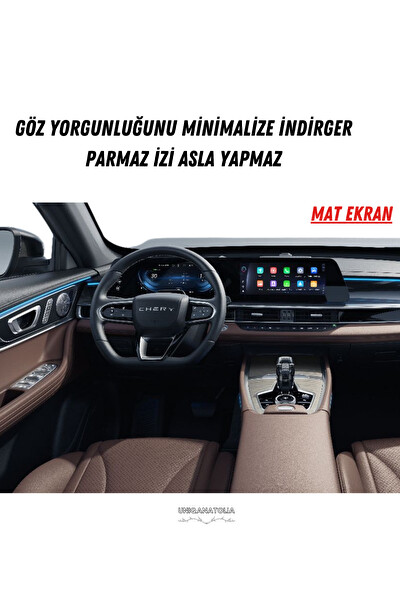 Uniqanatolia Chery Yeni Tıggo 7 Multimedya ve Yolcu Ekran Uyumlu Mat Ekran Koruyucu