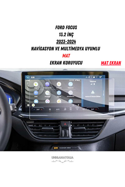Uniqanatolia Ford Focus 2023-2024 Navigasyon ve Multimedya Uyumlu Mat Ekran Koruyucu