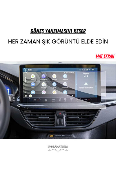 Uniqanatolia Ford Focus 2023-2024 Navigasyon ve Multimedya Uyumlu Mat Ekran Koruyucu
