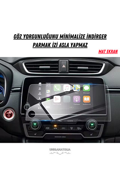 Uniqanatolia Honda CRV CR-V 2018-2021 Navigasyon ve Multimedya Uyumlu Mat Ekran Koruyucu