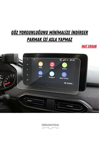 Uniqanatolia Dacia Duster 2021-2024 Navigasyon ve Multimedya Uyumlu Mat Ekran Koruyucu