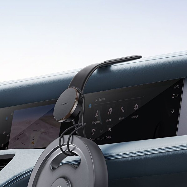 Baseus C02 Pro Kablosuz Araç Şarj Cihazı 15W 1.67W Siyah