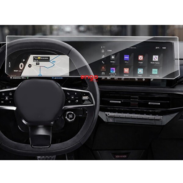 Engo Renault Clio 6 Esprit Alpine Mat Ekran Koruyucu OpenR 10.1