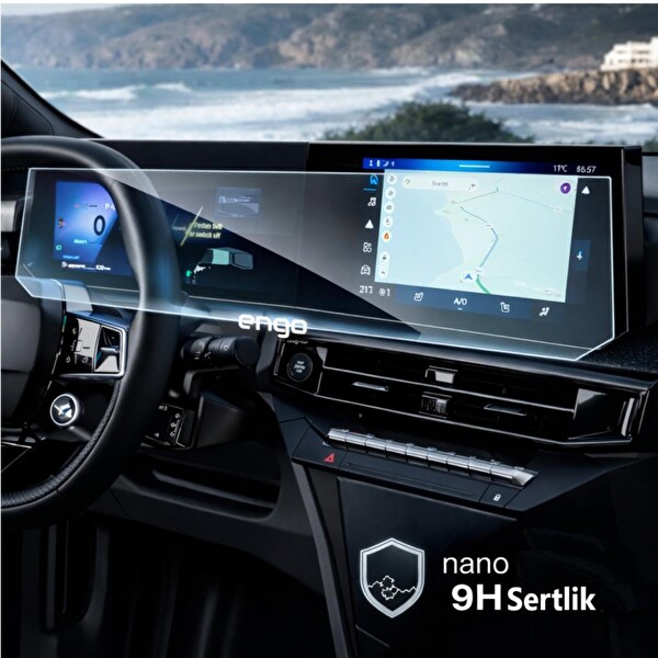 Engo Renault Clio 6 Esprit Alpine Ekran Koruyucu OpenR 10.1