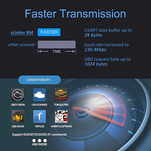 Vgate Linker BM Bluetooth OBD 2 Araç Tanı Cihazı