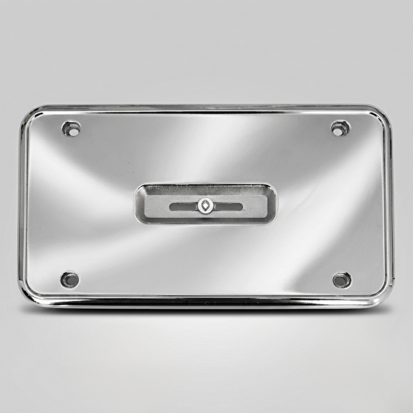 Mega Oto Market Krom Renk Paslanmaz Plastik Hummer Plakalık 31 CM x 16 CM 1 Adet