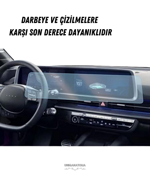 Uniqanatolia Hyundai Ioniq 6 2026 Hayalet ve Bilgi Ekran Uyumlu Nano Ekran Koruyucu