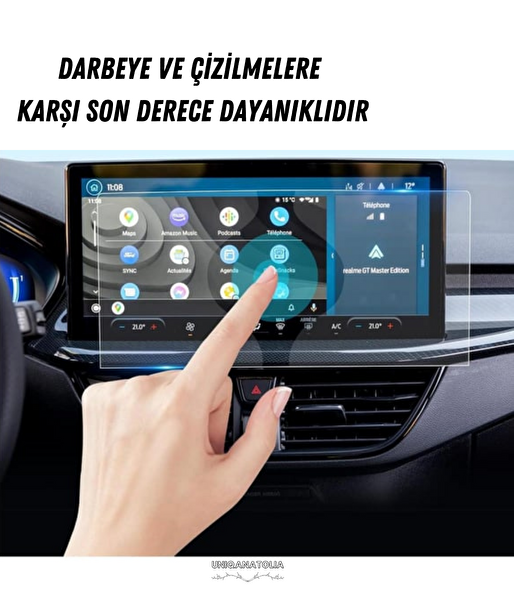 Uniqanatolia Ford Kuga 2026 Navigasyon ve Multimedya Uyumlu Nano Ekran Koruyucu