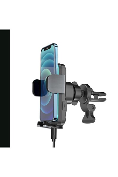 Başkenttekno Kablosuz Premium Hızlı Şarj Özellikli Araç İçi Telefon Tutucu