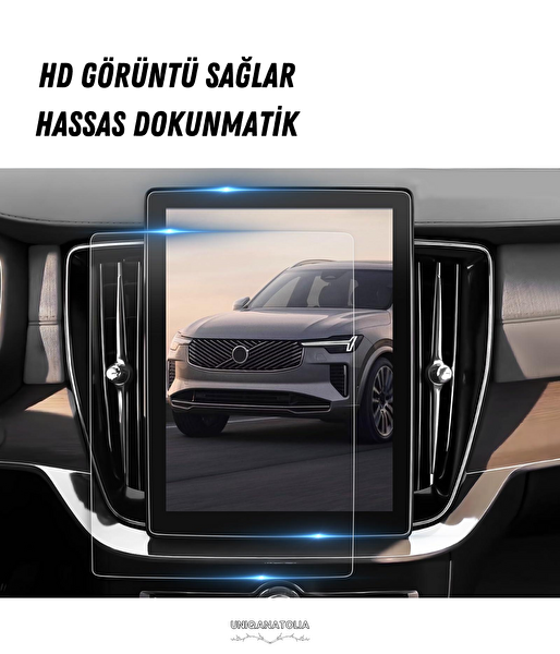 Uniqanatolia Volvo XC90 2026 Navigasyon ve Multimedya Uyumlu Nano Ekran Koruyucu