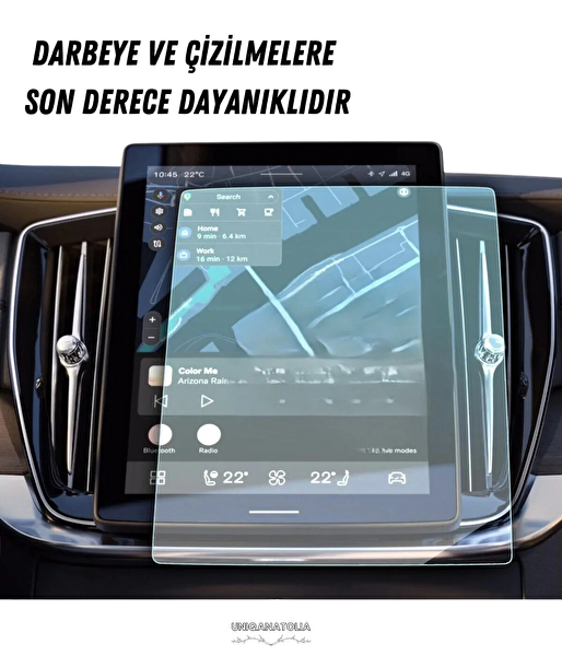 Uniqanatolia Volvo XC60 2025 Navigasyon ve Multimedya Uyumlu Nano Ekran Koruyucu