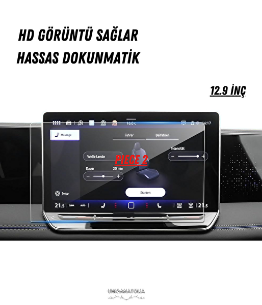 Uniqanatolia Volkswagen Tayron 2026 Hayalet Gösterge Ve Multimedya Uyumlu Set Nano Ekran Koruyucu