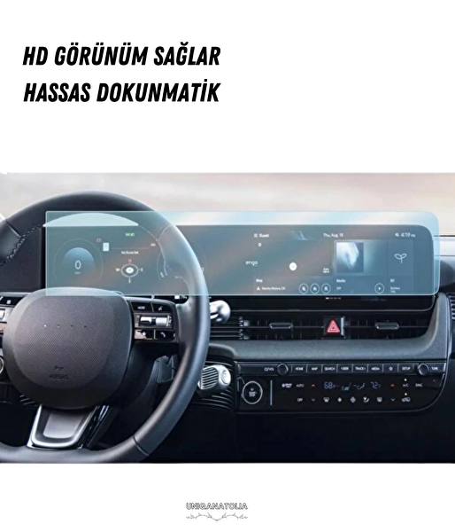 Uniqanatolia Hyundai Ioniq 5 2026 Multimedya ve Yolcu Ekran Uyumlu Nano Ekran Koruyucu