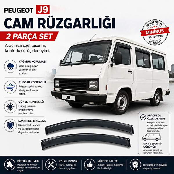 Mega Oto Market Ottoman Peugeot J9 Uyumlu Cam Rüzgarlığı