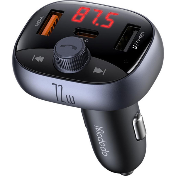Mcdodo CC-5950 Cargo Serisi 72W Bluetooth Fm Vericili Araç İçi Çakmaklık Şarj Cihazı