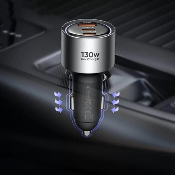Mcdodo CC-3190 Gana Serisi 130W 2C1A Araç İçi Çakmak Hızlı Şarj Cihazı