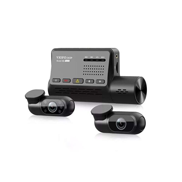 Viofo Viofo A139 Wi-Fi GPS Modüllü 3 Kameralı QHD 2K Araç Kamerası