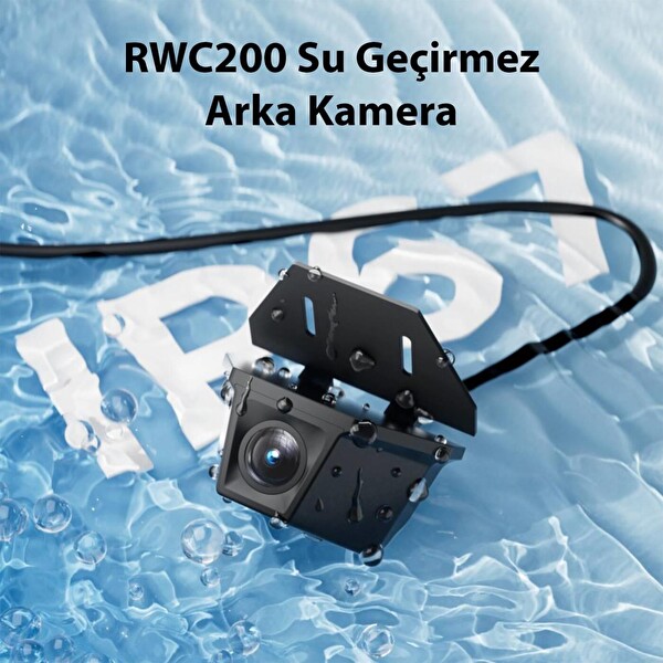 Viofo RWC200 IP67 Su Geçirmez A229 Pro Plus Uyumlu 2K Quad HD Dış Arka Kamera